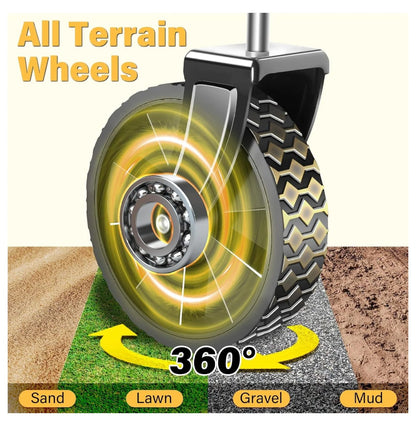 Wagons Carts Foldable - Collapsible Folding Wagon 360Lbs - Wagon Cart with Wheels Portable for Sports, Camping, Storage, Travel, Shopping - Black2